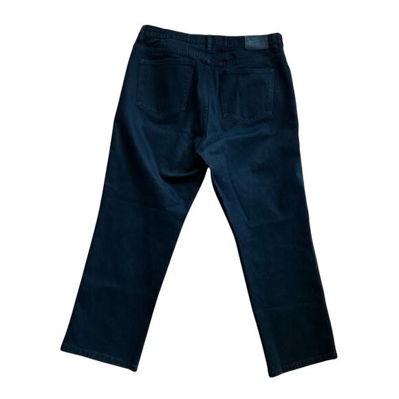 Ralph Lauren Classic Straight Leg Black Jeans Size 16 Tailored **Alterations** - Picture 13 of 13